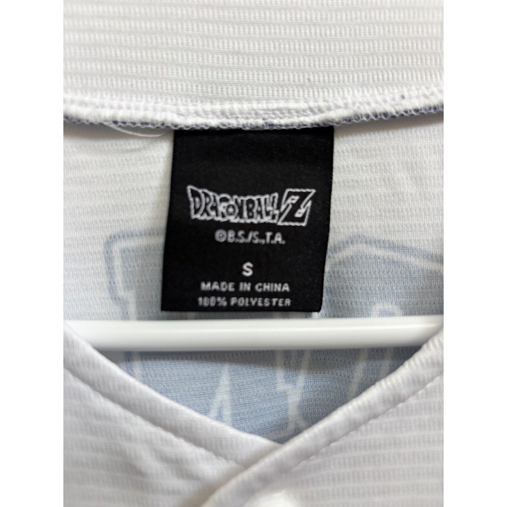 Dragon Ball Z Shirt Baseball Jersey Men's Small Anime Button Down - Picture 4 of 4